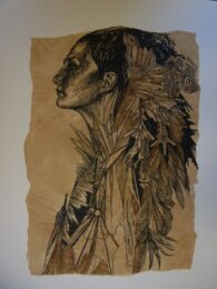 Ice Maiden by Swoon at Brandler Galleries