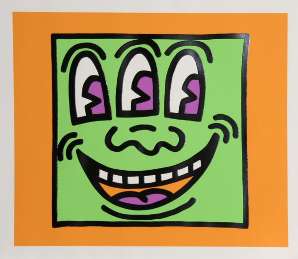 Icons – Three Eyes by Keith Haring