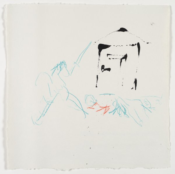 Invisible Stab by Robert Motherwell