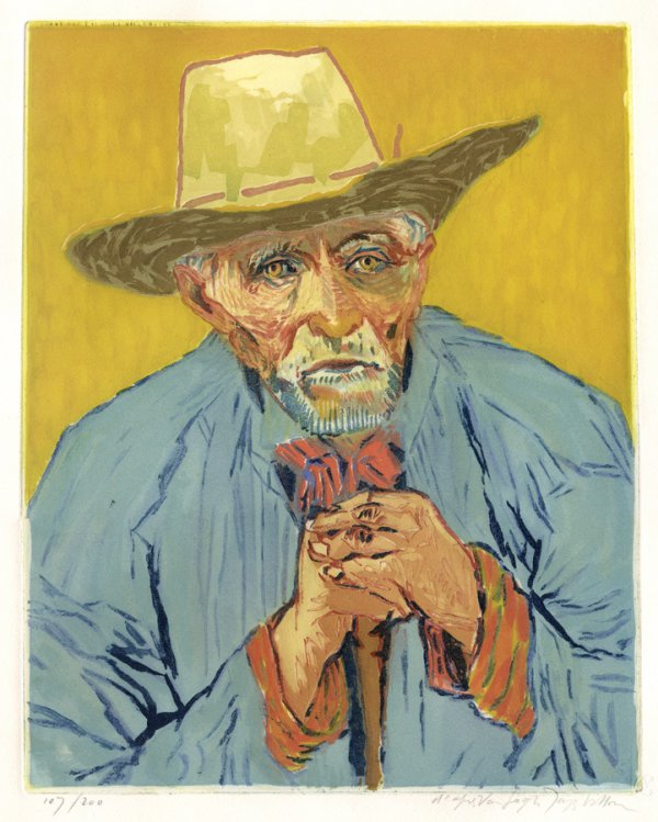 Van Gogh, Le Paysan by Jacques Villon