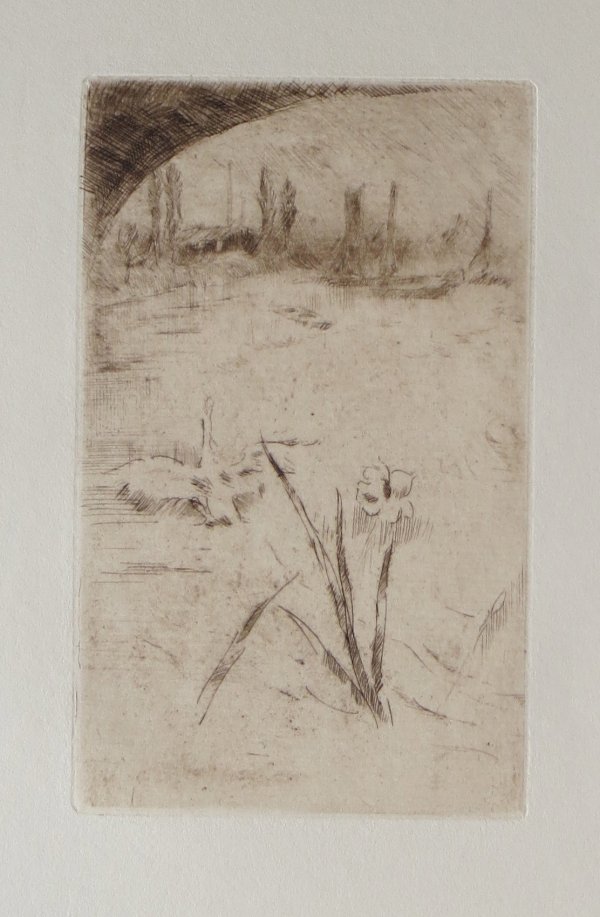 Sketch After Cecil Lawson’s ‘swan And Iris’ by James Abbott McNeill Whistler
