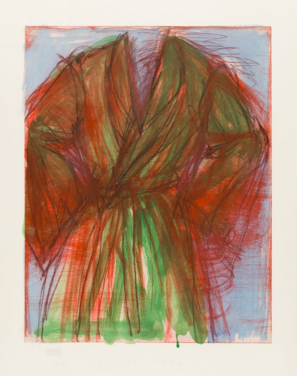 Printing Outdoors by Jim Dine