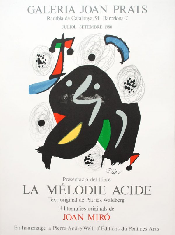 La Mélodie Acide by Joan Miró