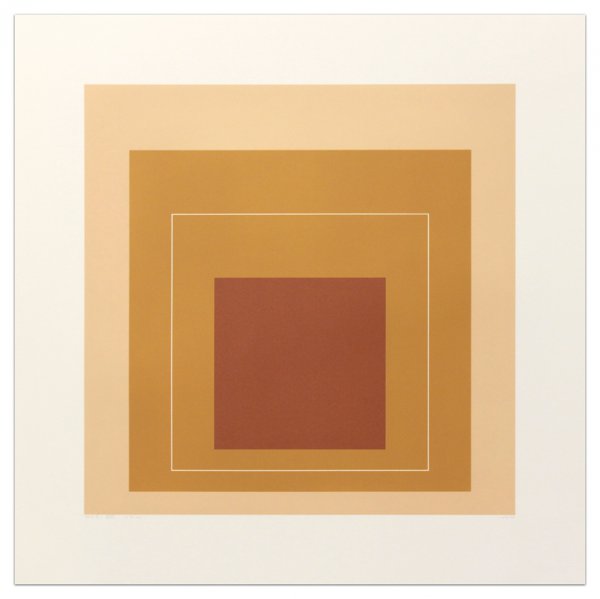 White Lines Square Xvi by Josef Albers