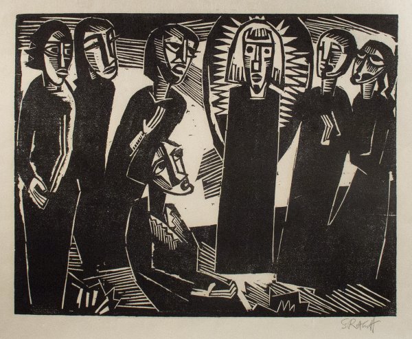 Christ Among The Women by Karl Schmidt-Rottluff