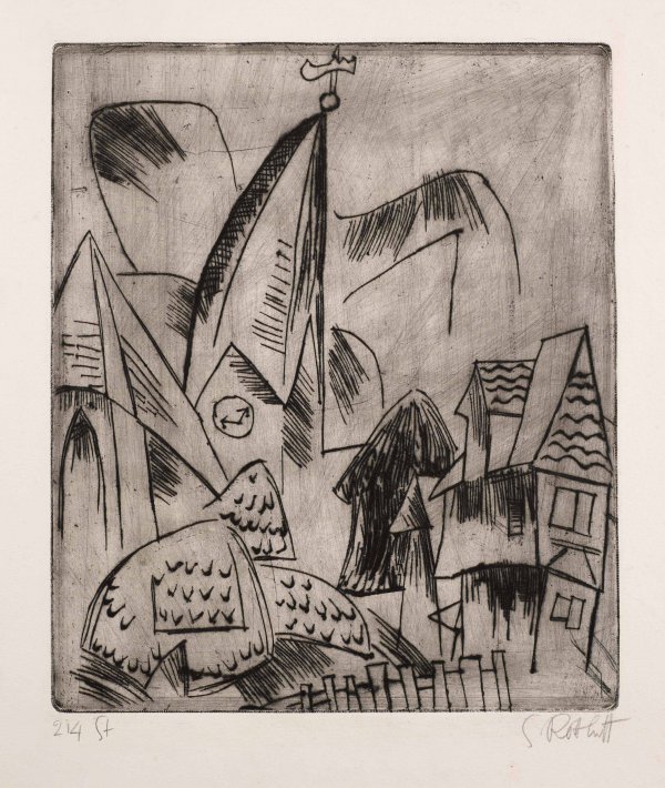 Eutiner Turm (Church Tower in Eutin) by Karl Schmidt-Rottluff