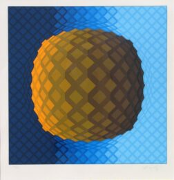 Koskota by Victor Vasarely at Gregg Shienbaum Fine Art