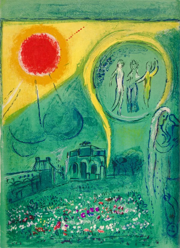 La Carrousel Du Louvre (the Carrousel Of The Louvre) by Marc Chagall