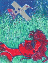 La Femme Au Paupieres Peints by Guillaume Corneille at RoGallery