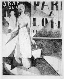 La Marchande De Violettes by Jean-Emile Laboureur at Harris Schrank Fine Prints