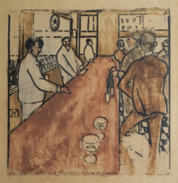 Le Bar En Pennsylvanie by Jean-Emile Laboureur at Sarah Sauvin