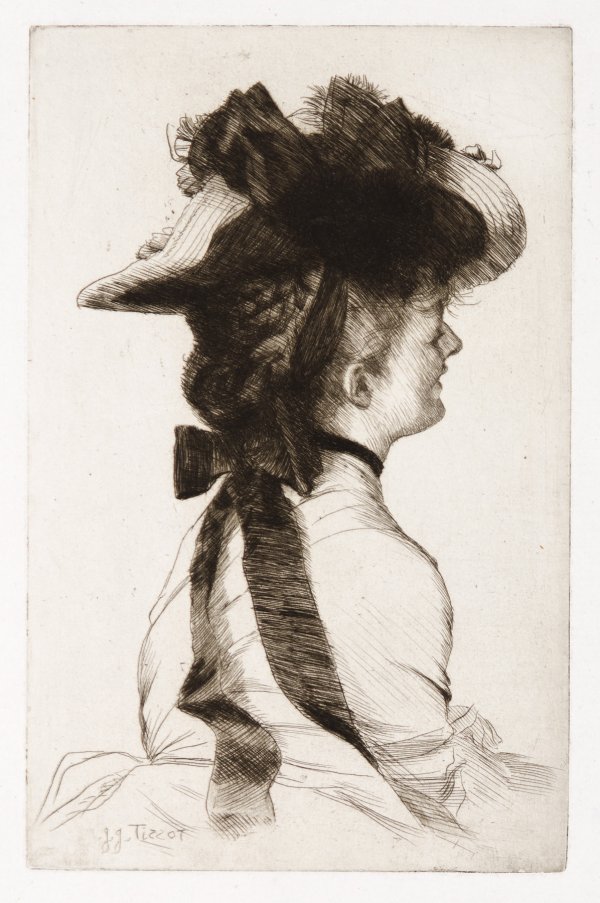 Le Chapeau Rubens by James Tissot