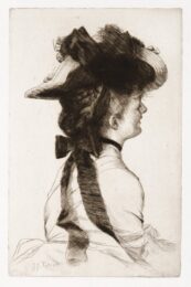 Le Chapeau Rubens by James Tissot at Christopher-Clark Fine Art