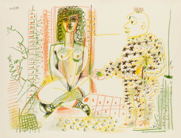 Le Peintre Et Son ModÈle (the Painter And His Model) by Pablo Picasso