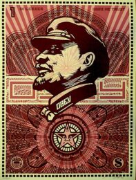 Lenin Money by Shepard Fairey at Gregg Shienbaum Fine Art