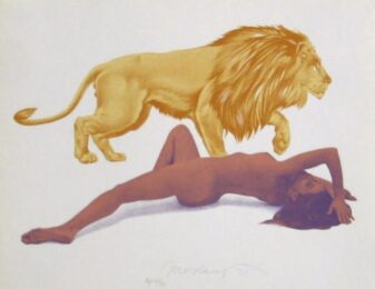 Leo by Mel Ramos at Gregg Shienbaum Fine Art