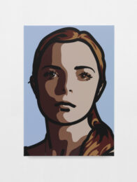 Lily, Eyes Straight, Head Left by Julian Opie at Krakow Witkin Gallery