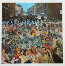 London- Petticoat Lane- One Hundred Women by Peter Blake at Paul Stolper Gallery
