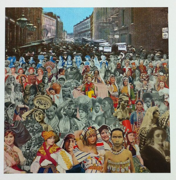 London- Petticoat Lane- One Hundred Women by Peter Blake