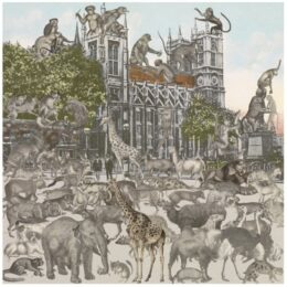 London- Westminster Abbey- Animalia by Peter Blake at Paul Stolper Gallery