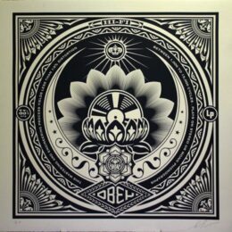 Lotus Album Large Format by Shepard Fairey at Gregg Shienbaum Fine Art