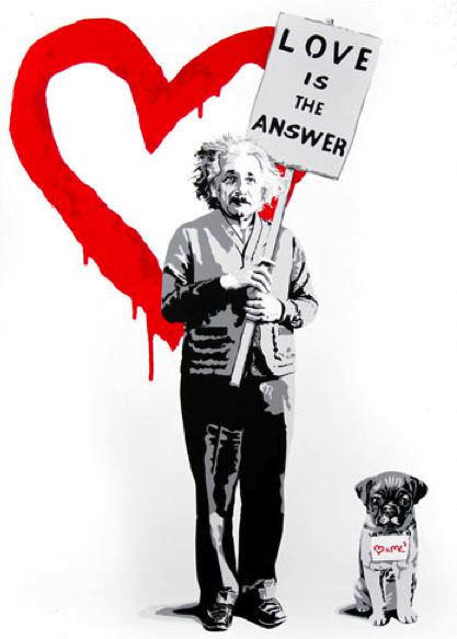 Love Is The Answer – Mc2 Red by Mr. Brainwash