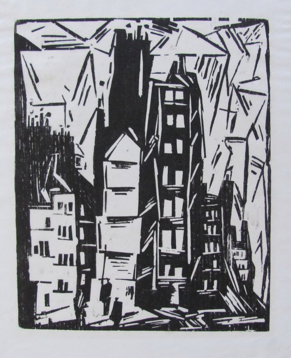 Houses In Paris by Lyonel Feininger