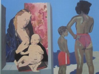 Madonna On Venice Beach 2 by Peter Blake at Lieberman Contemporary