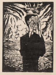 Mann in der Ebene (Man on the Plain, Self Portrait by Erich Heckel at Simon Theobald Ltd