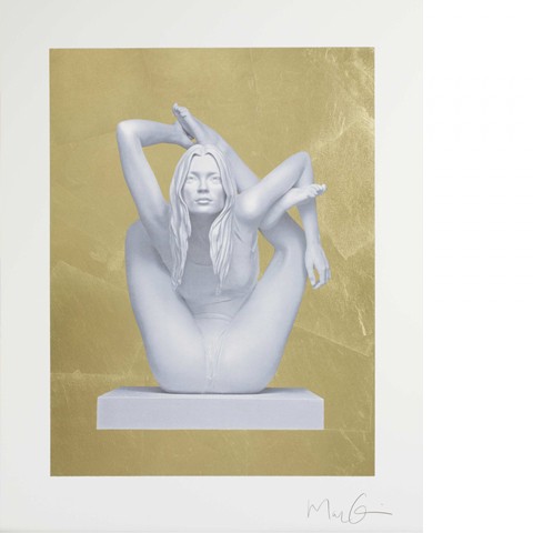 Sphinx (gold Leaf) by Marc Quinn
