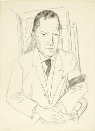 Bildnis Reinhard Piper by Max Beckmann