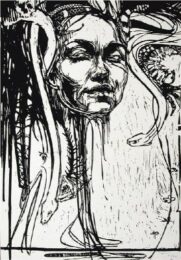 Medusa by Swoon at Brandler Galleries