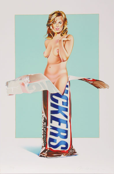 Candy Ii – Snickers (rebecca Romijn) by Mel Ramos