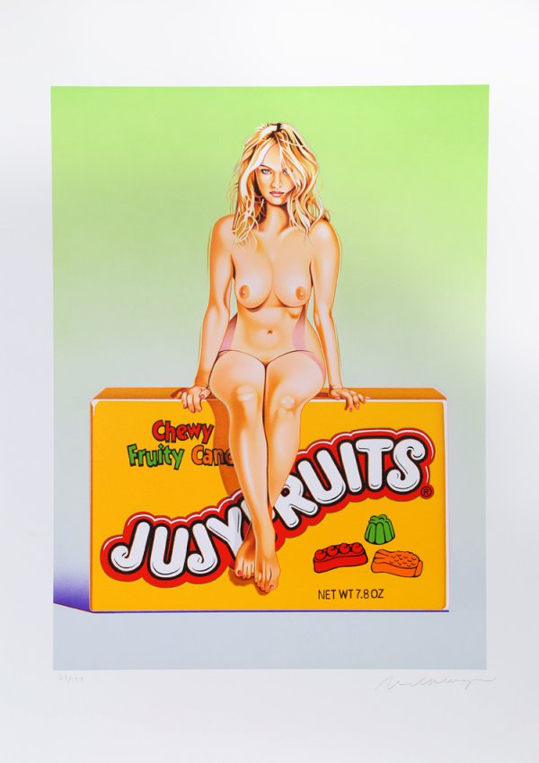 Jujyfruit Judy by Mel Ramos