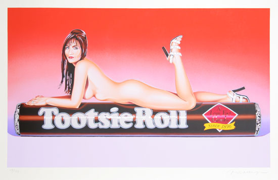 Tootsie Roll by Mel Ramos