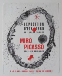 Miro / Picasso Gravures Originales by Joan Miro at William Chambers Art