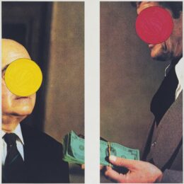 Money With Space Between by John Baldessari at Gregg Shienbaum Fine Art