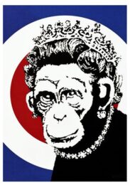 Monkey Queen by Banksy at Lieberman Contemporary