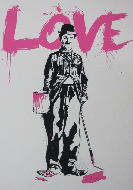 Chaplin Love by Mr. Brainwash