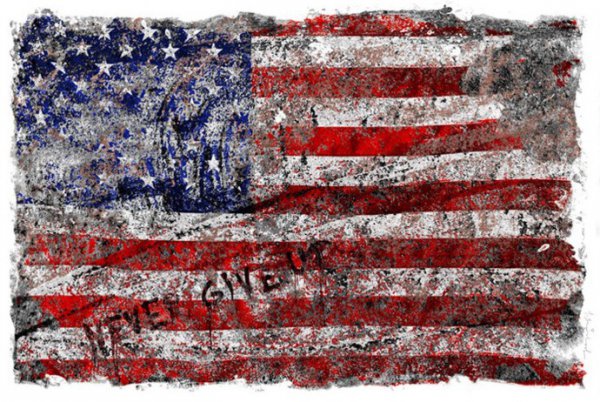 Freedom (never Give Up) by Mr. Brainwash