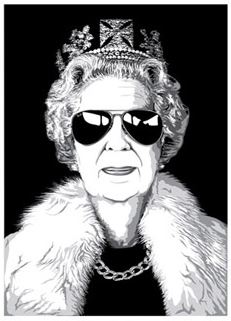 Queen Aviator by Mr. Brainwash
