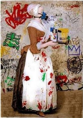 The Chocolate Vandal by Mr. Brainwash