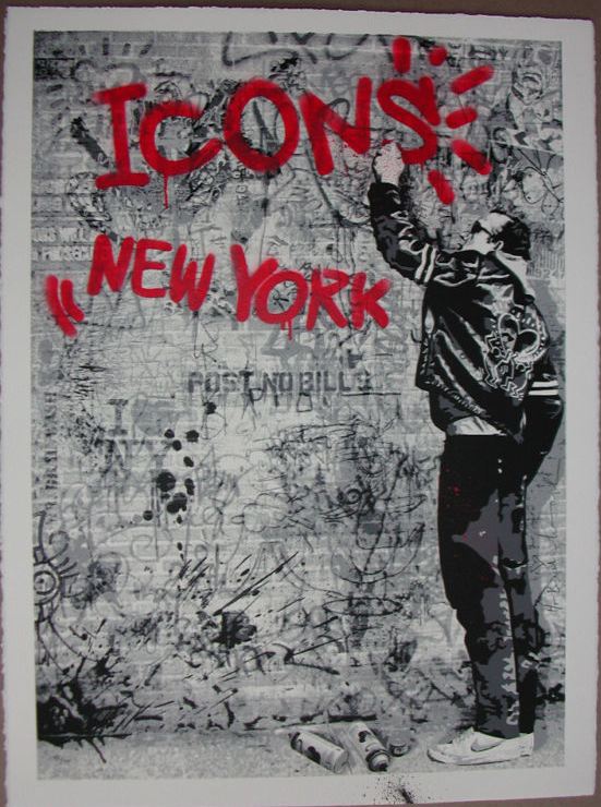 The Wall New York Icons by Mr. Brainwash