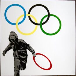 New Logo For The Hackney Looting Team by Pure Evil at Brandler Galleries
