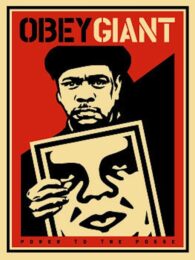 Nubian Sign by Shepard Fairey at Gregg Shienbaum Fine Art