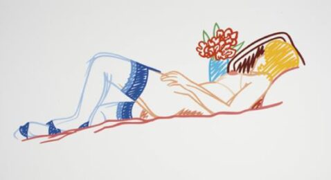 Nude With Bouquet And Stockings, 1991 by Tom Wesselmann at ebo Gallery
