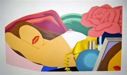 Nude With Rose by Tom Wesselmann at Puccio Fine Art