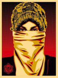 Occupy Protestor by Shepard Fairey at Gregg Shienbaum Fine Art