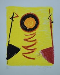 Orange Sun Newlyn by Terry Frost at Pomegranate Fine Art