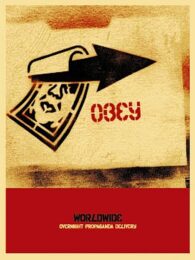 Overnight Delivery by Shepard Fairey at Gregg Shienbaum Fine Art
